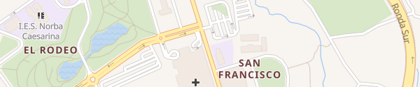Karte Aparcamiento San Francisco Cáceres
