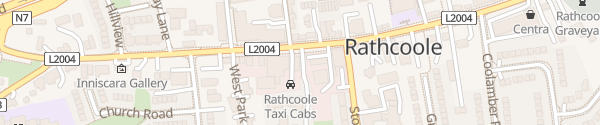 Karte Main Street Rathcoole