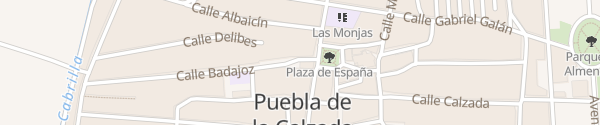 Karte Ayuntamiento de Puebla de la Calzada Puebla de la Calzada