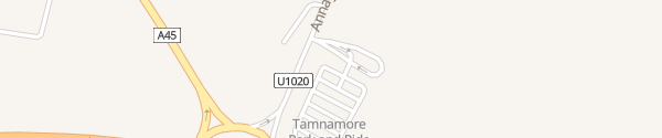 Karte Tamnamore Park and Ride Dungannon