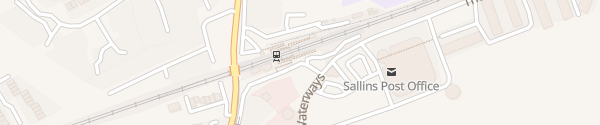Karte Irish Rail Station Sallins