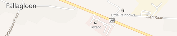 Karte Texaco Service Station Maghera