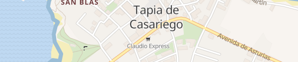 Karte Avenida de Galicia Tapia de Casariego