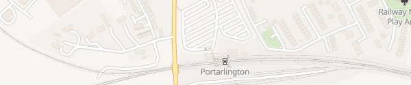 Karte Irish Rail Station Portarlington