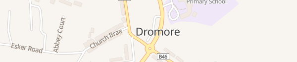 Karte Main Street Dromore