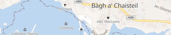 Karte Ferry Terminal Castlebay