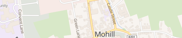Karte Glebe Street Mohill