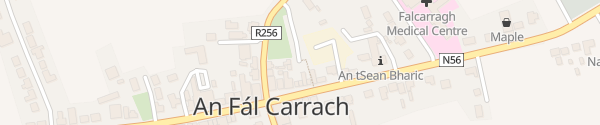 Karte Public Car Park Falcarragh