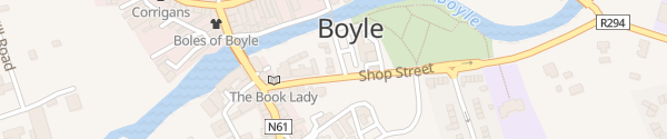 Karte Carrick Road Boyle