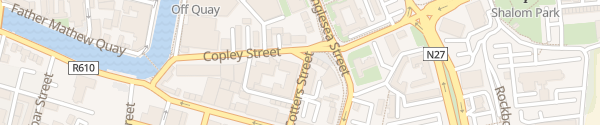 Karte Copley Street Cork