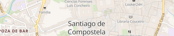 Karte Parador Hostal dos Reis Catolicos Santiago de Compostela