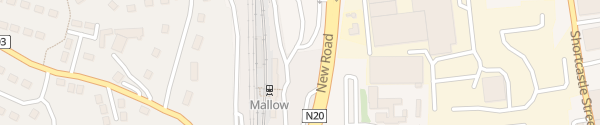 Karte Irish Rail Station Mallow