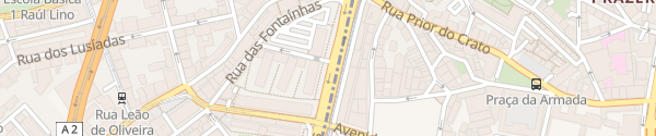Karte Rua João de Oliveira Miguens Lisboa
