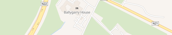 Karte Supercharger Ballygarry Estate Hotel Tralee