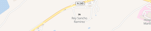 Karte Supercharger Hotel Rey Sancho Ramírez Barbastro