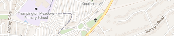 Karte Supercharger Trumpington Park & Ride Cambridge