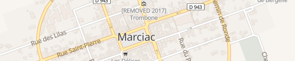 Karte Place de l'Hôtel de ville Marciac