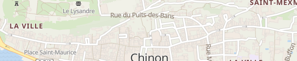 Karte Parking de la brèche Chinon