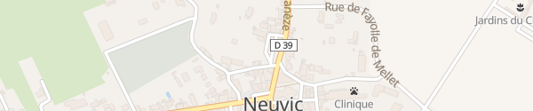 Karte Place du Chapdal Neuvic