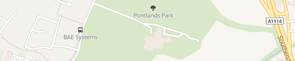 Karte Pontlands Park Hotel Great Baddow