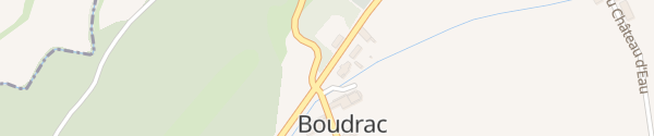 Karte La Raudere Boudrac