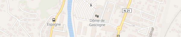 Karte Dôme de Gascogne Auch