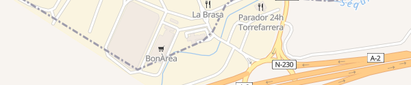 Karte Supercharger Ibis Lleida Torrefarrera