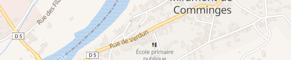 Karte Rue de Verdun Miramont-de-Comminges