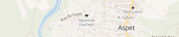 Karte Place du Pré Commun Aspet