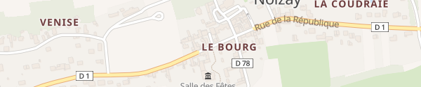 Karte Rue de la République Noizay