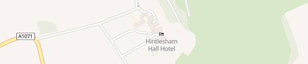 Karte Hintlesham Hall Hotel Ipswich