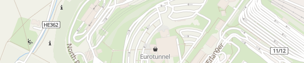 Karte Eurotunnel Folkestone