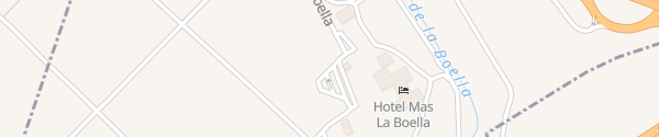 Karte Hotel Mas la Boella La Canonja