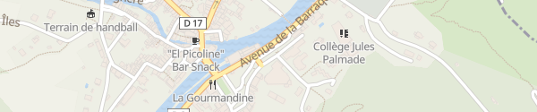 Karte Avenue de la Barraqué Seix