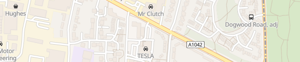 Karte Supercharger Tesla Service Centre Norwich