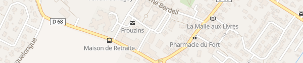Karte Place de l'Hôtel de ville Robert Ratier Frouzins