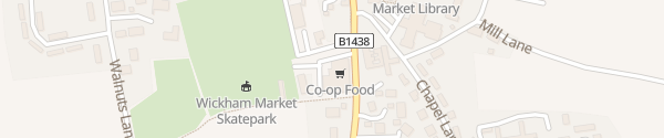 Karte Co-op Food Wickham Market