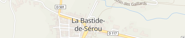 Karte La Poste La Bastide-de-Sérou