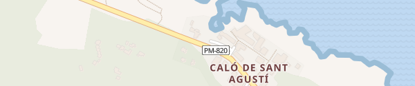 Karte Es Caló de Sant Agustí Es Caló