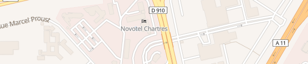 Karte Novotel Chartres