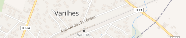 Karte Parking de la Gare Varilhes