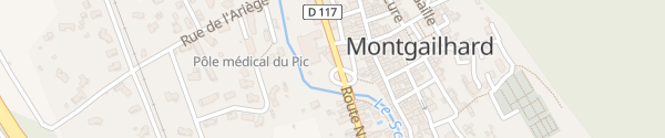 Karte Place du Scios Montgaillard
