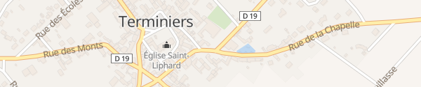 Karte Rue de Charette Terminiers