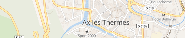 Karte Skimium Ax-les-Thermes