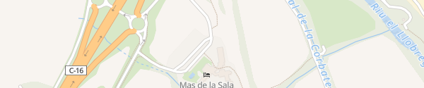 Karte Hotel-Restaurante Mas de la Sala Sallent