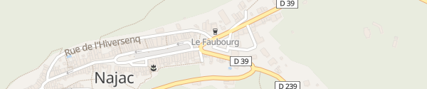 Karte Le Faubourg Najac