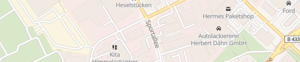 Karte Sportallee Hamburg