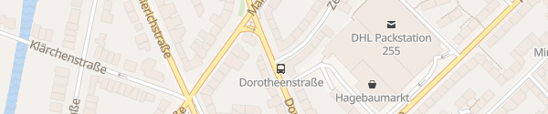 Karte Dorotheenstraße Nord Hamburg