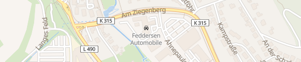 Karte Feddersen Automobile Bad Salzdetfurth