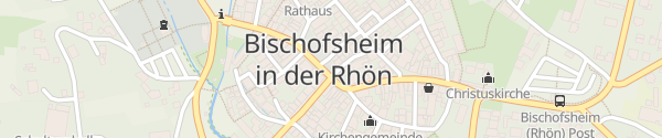 Karte E-Bike Ladesäule Marktplatz Bischofsheim an der Rhön